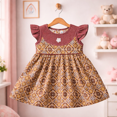 GIRLS FROCK PACK OF 4