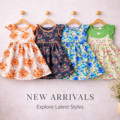 GIRLS FROCK PACK OF 4