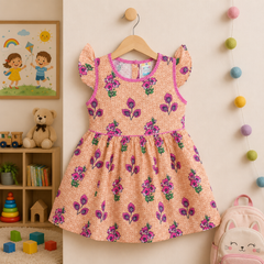 GIRLS FROCK PACK OF 4