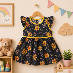 GIRLS FROCK PACK OF 4