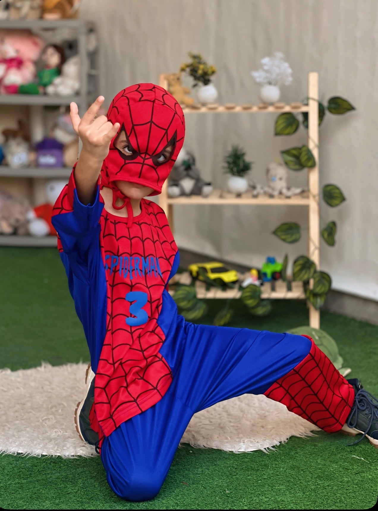 Spiderman Costume Dress For Kids – BabyBloosem - Main Image