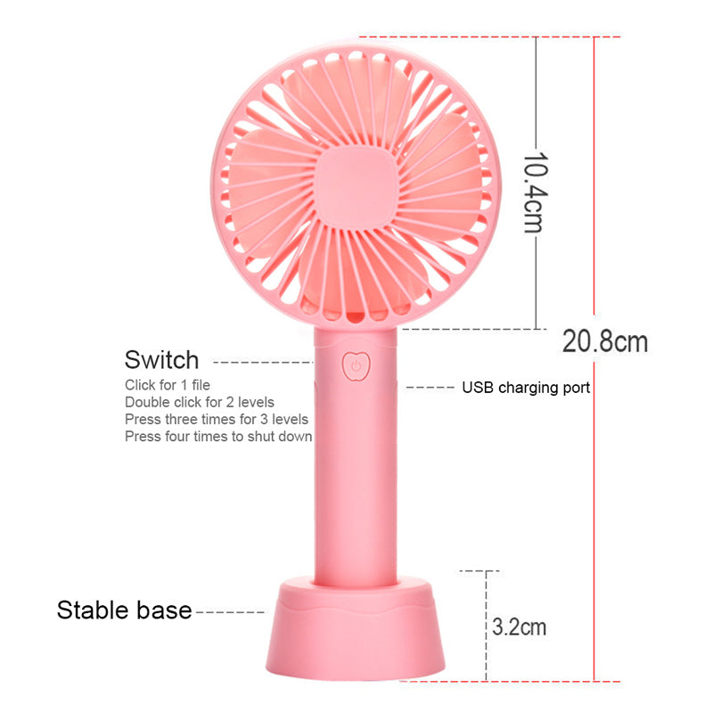Mini Electric rechargeable Kids Fan for outdoor
