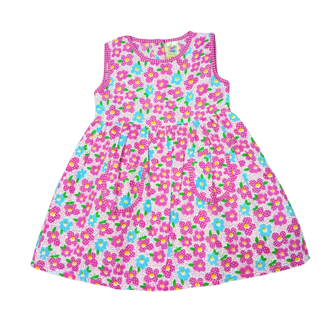 Girls Cotton Frock Pack of 4