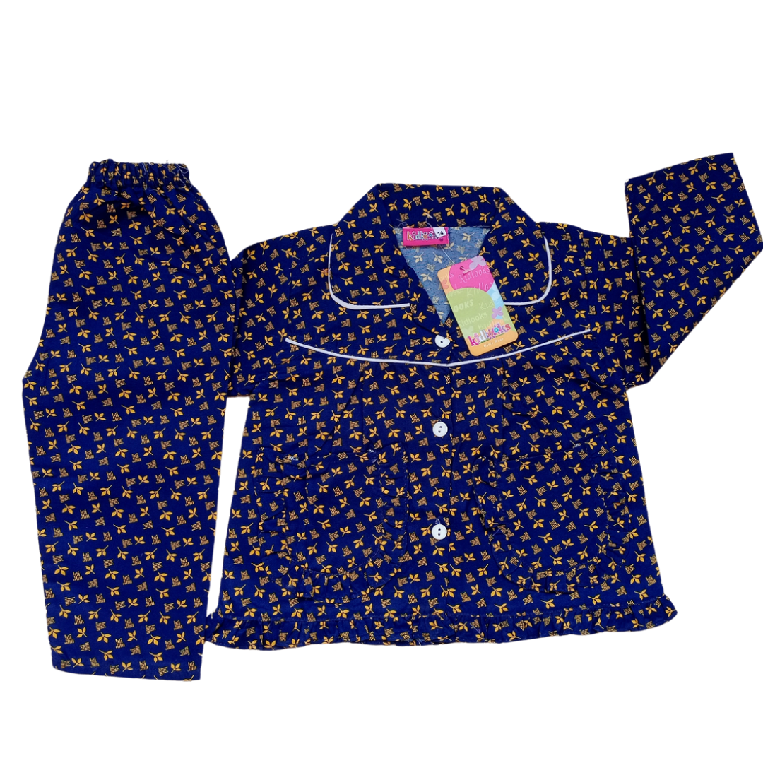 Girls cotton Nightwear printed