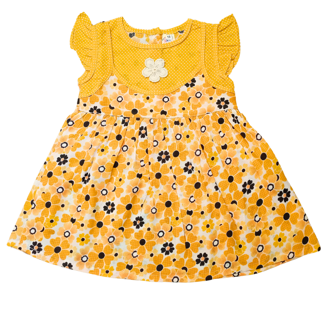 Girls cotton frock Pack of 4
