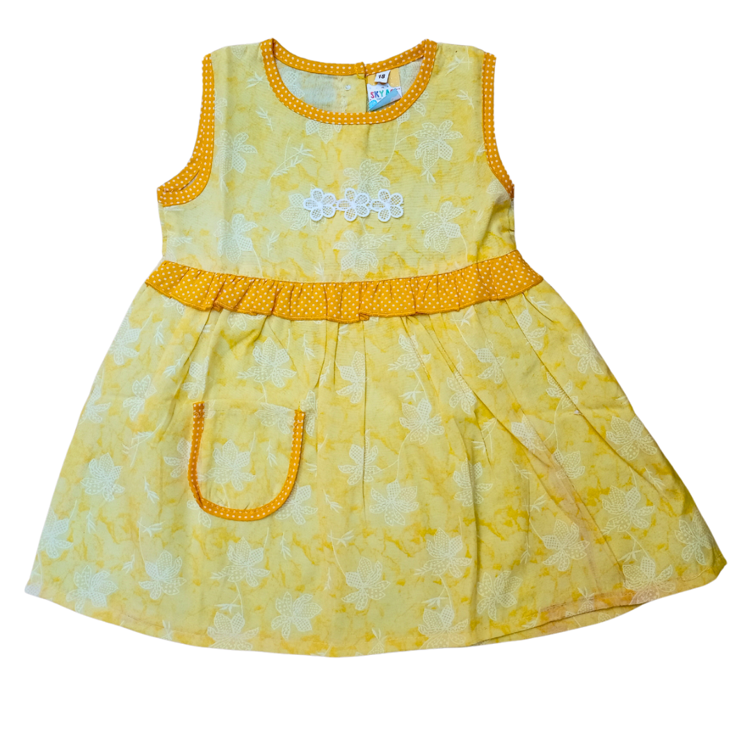 Girls cotton frock Pack of 4
