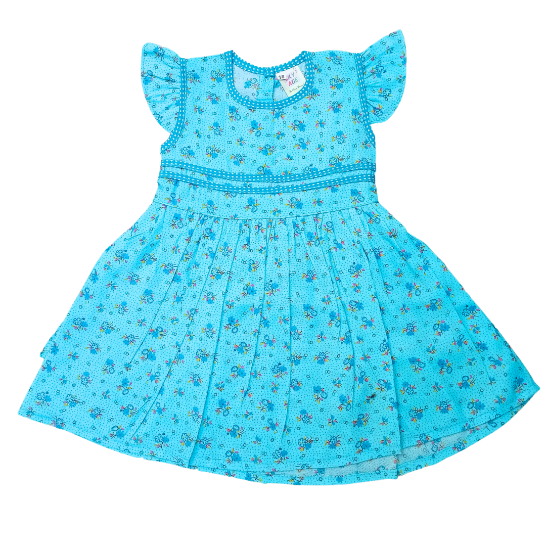 Girls cotton frock Pack of 4