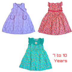 Girls Frock Pack of 3