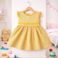 GIRLS FROCK PACK OF 4