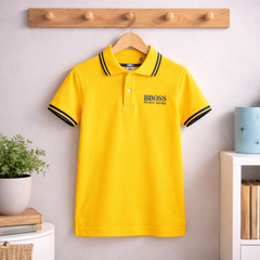 POLO T-SHIRT BOYS YELLOW