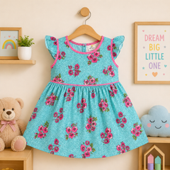 GIRLS FROCK PACK OF 4