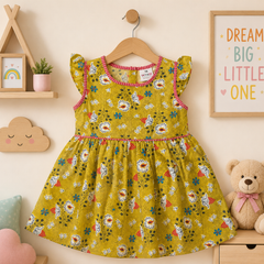 GIRLS FROCK PACK OF 4