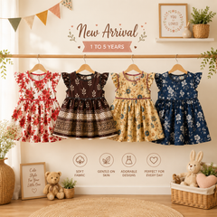 GIRLS FROCKS PACK OF 4