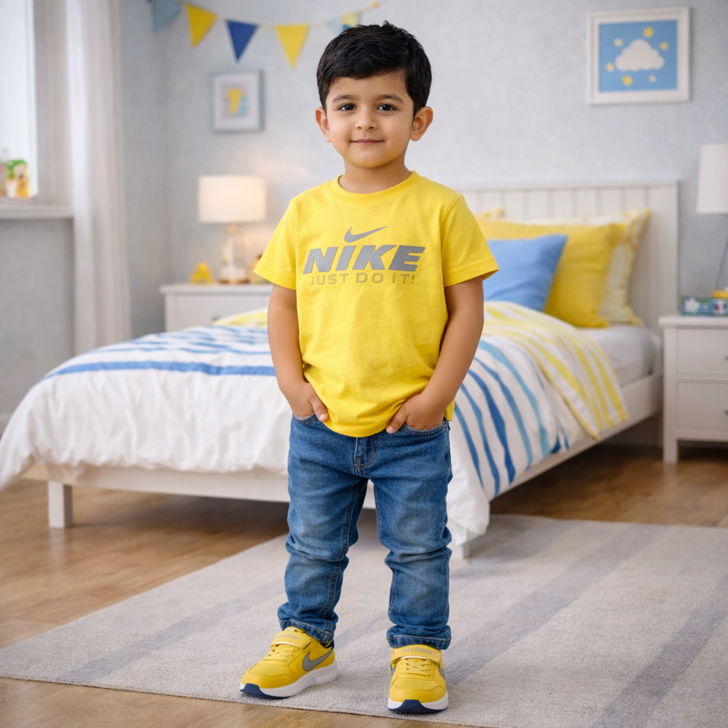 Boys T-shirt Lime