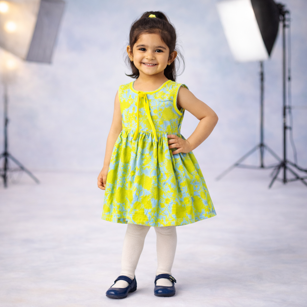 Girls Premium Cotton Frock