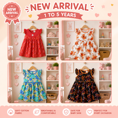 Girls frock Pack of 4