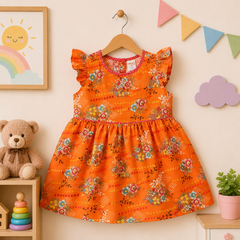 GIRLS FROCK PACK OF 4