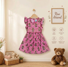 GIRLS FROCK PACK OF 4