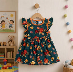 GIRLS FROCK PACK OF 4