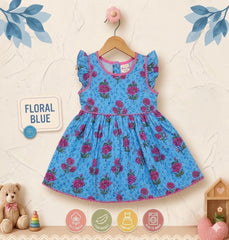 GIRLS FROCK PACK OF 4
