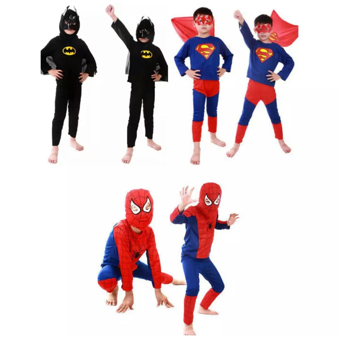 3 superheroes Costume Pack