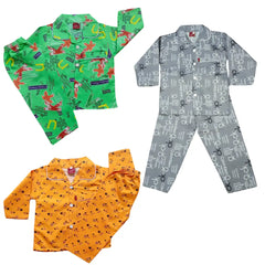 Kids Nightwear Bundle of 3 (Random Color)