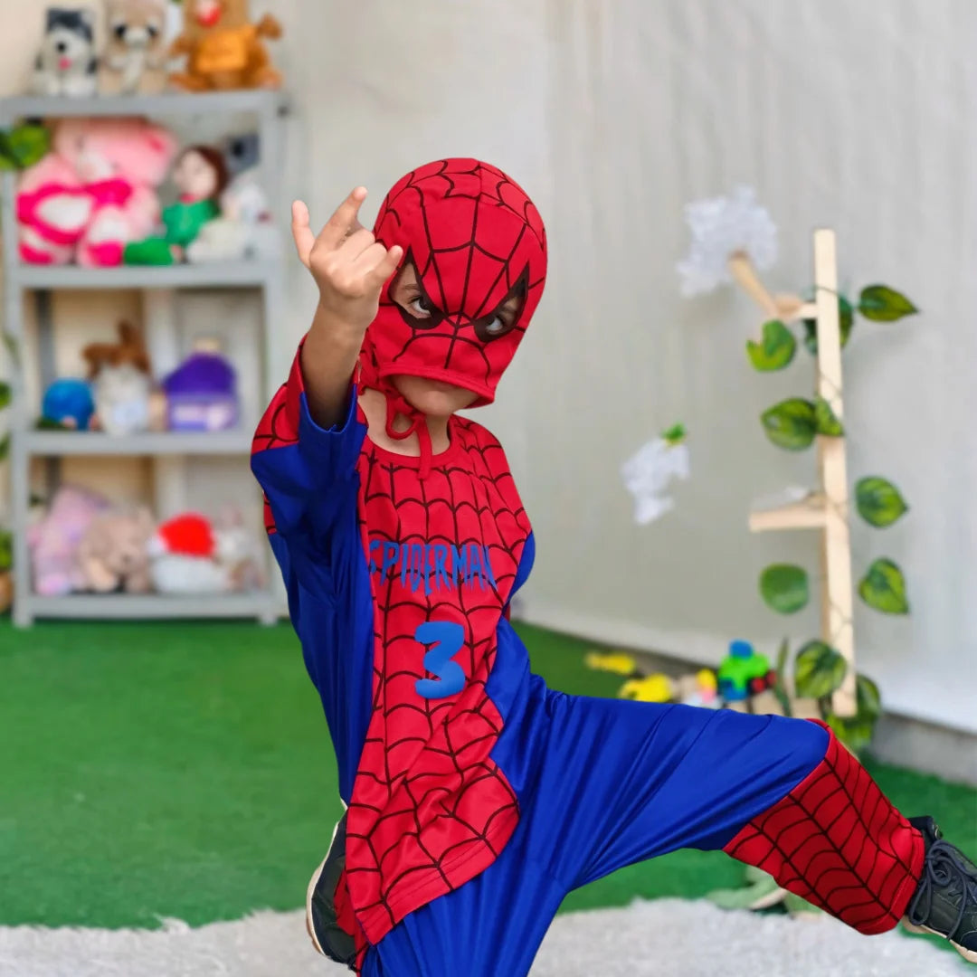 Spiderman Costume Dress For Kids