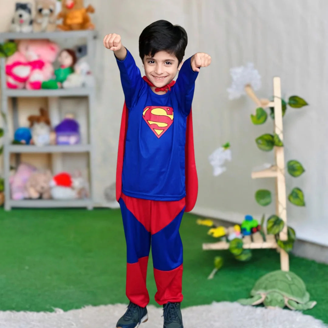 Superman Costume Dress For Kids