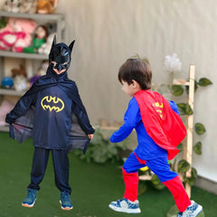Superman & Batman Costume Dress for Kids (Pack of 2)