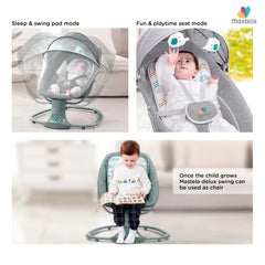Mastela 3 in 1 Deluxe Multi - Functional Electric Swing